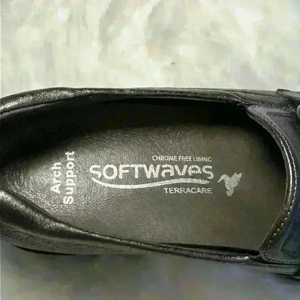 Softwaves BRINA Loafer in PEWTER Lug Sole Slip On Womens Size 38.5
